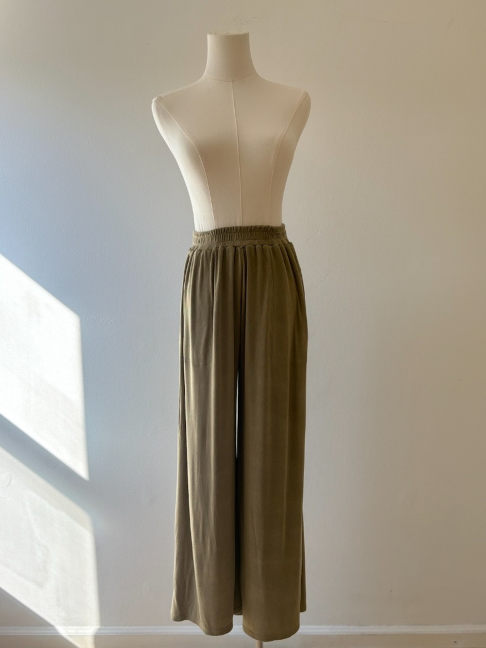 Free People FP Beach Olive Wide Leg Lounge Pants XS